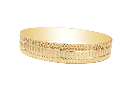 Gold Plated | CNC Bangles